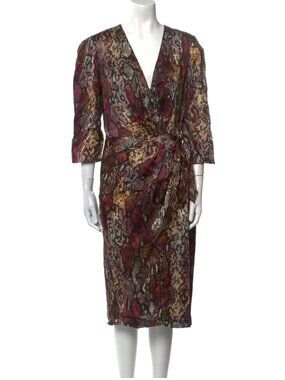 Rebecca Taylor Silk Midi Length Dress Size 10